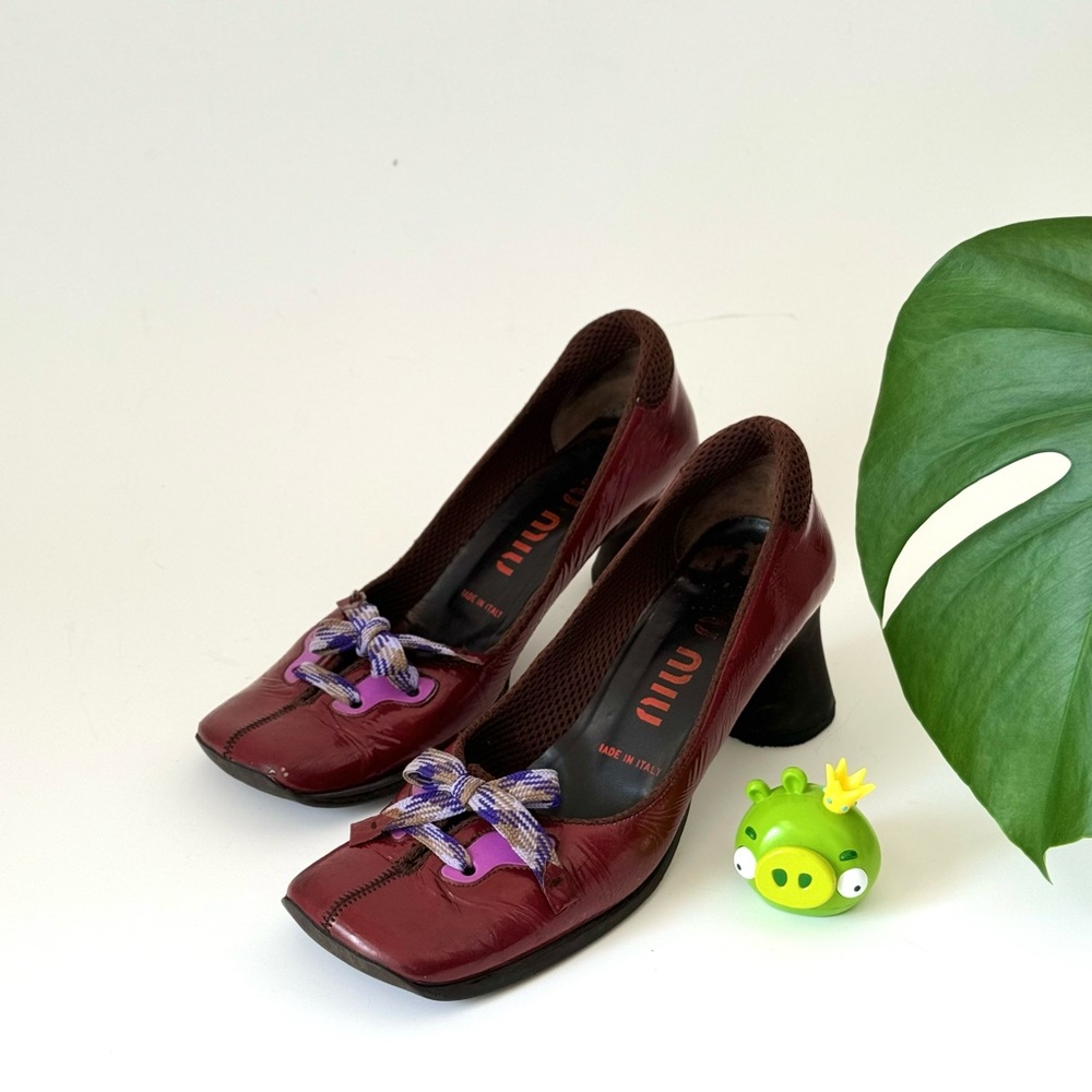 Miu Miu FW1999 Archive Leather Pumps - Picture 5 of 7